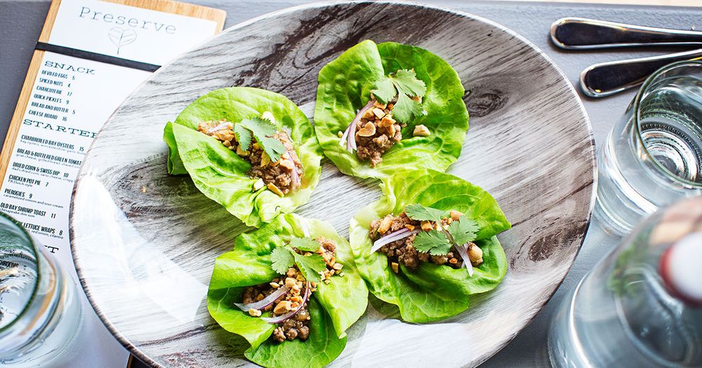 Chicken Salad Lettuce Wrap