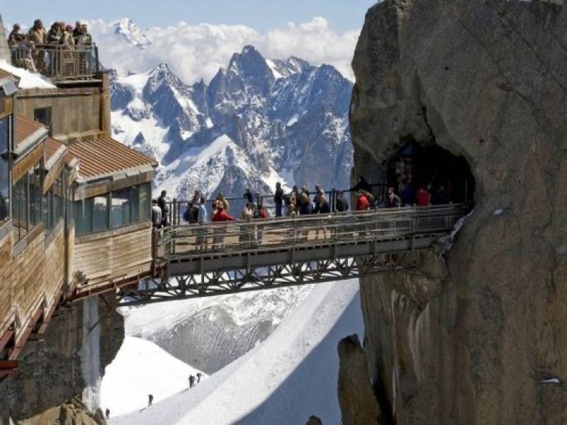 Aiguille du Midi Bridge, French Alps