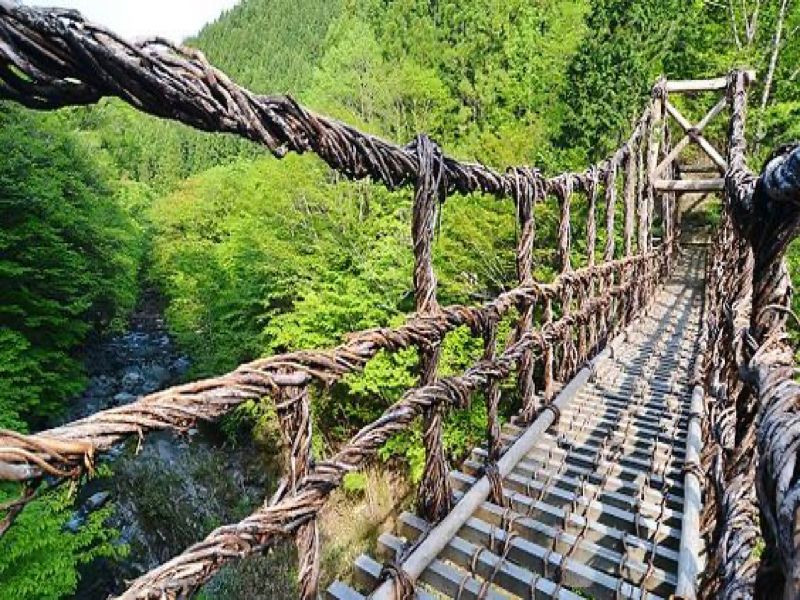 Iya Kazurabashi Bridge, Japan