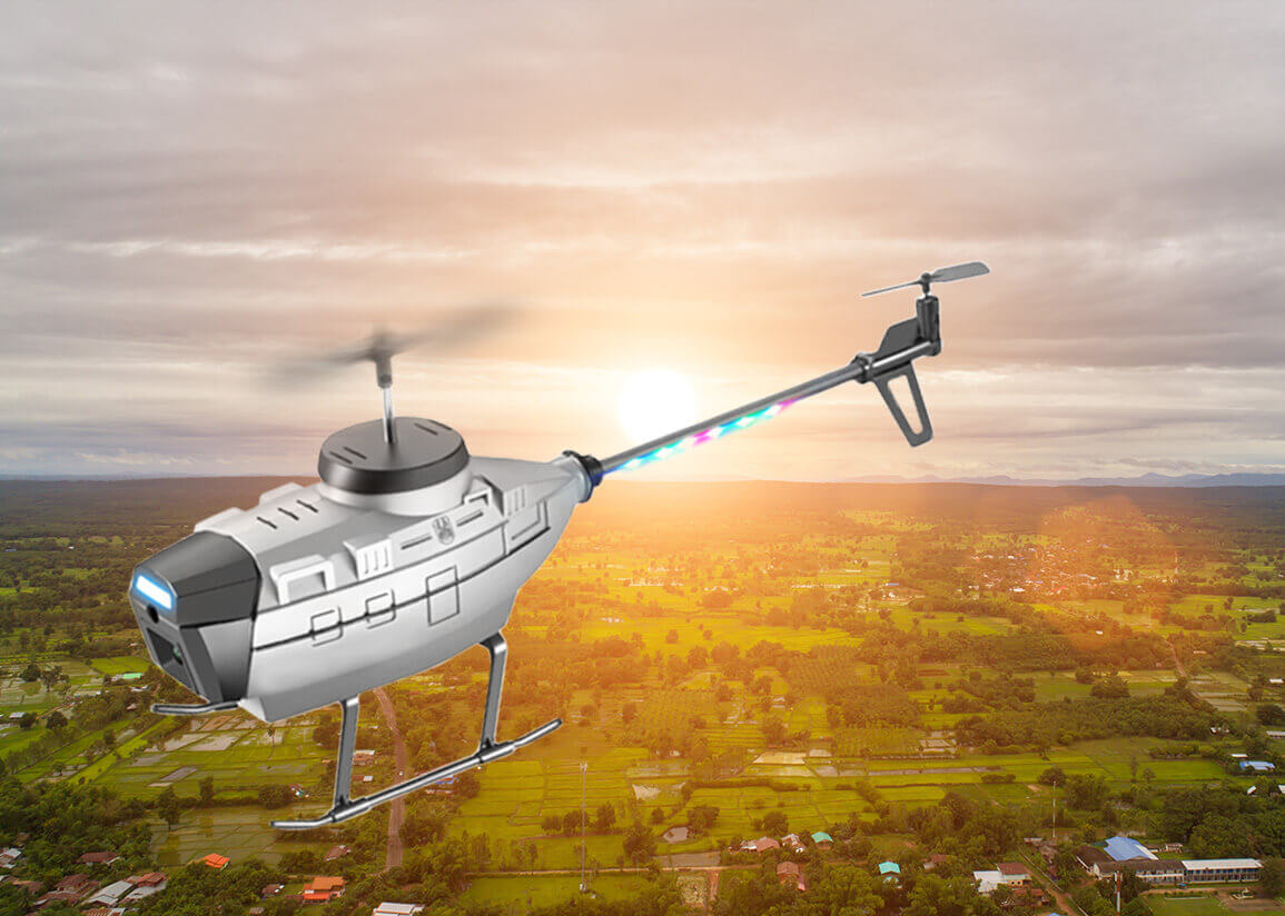 Consider a Heli-Drone