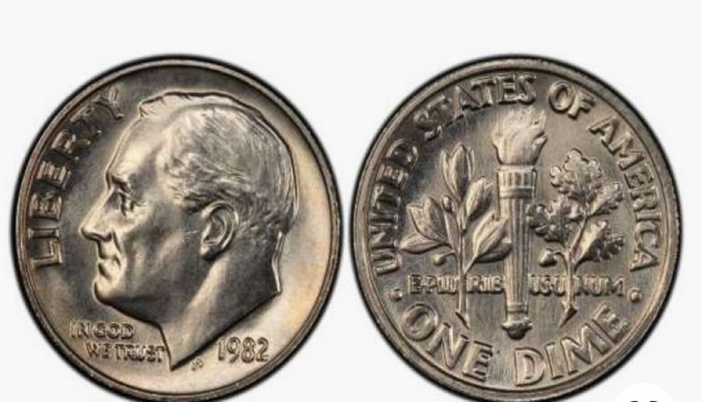 The 'No Mark' 1982 Dime - $1,300